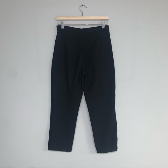 Escalade Suede Pants Women’s Size‎ Medium Black Vintage Front High Waisted Paris - Picture 4 of 11